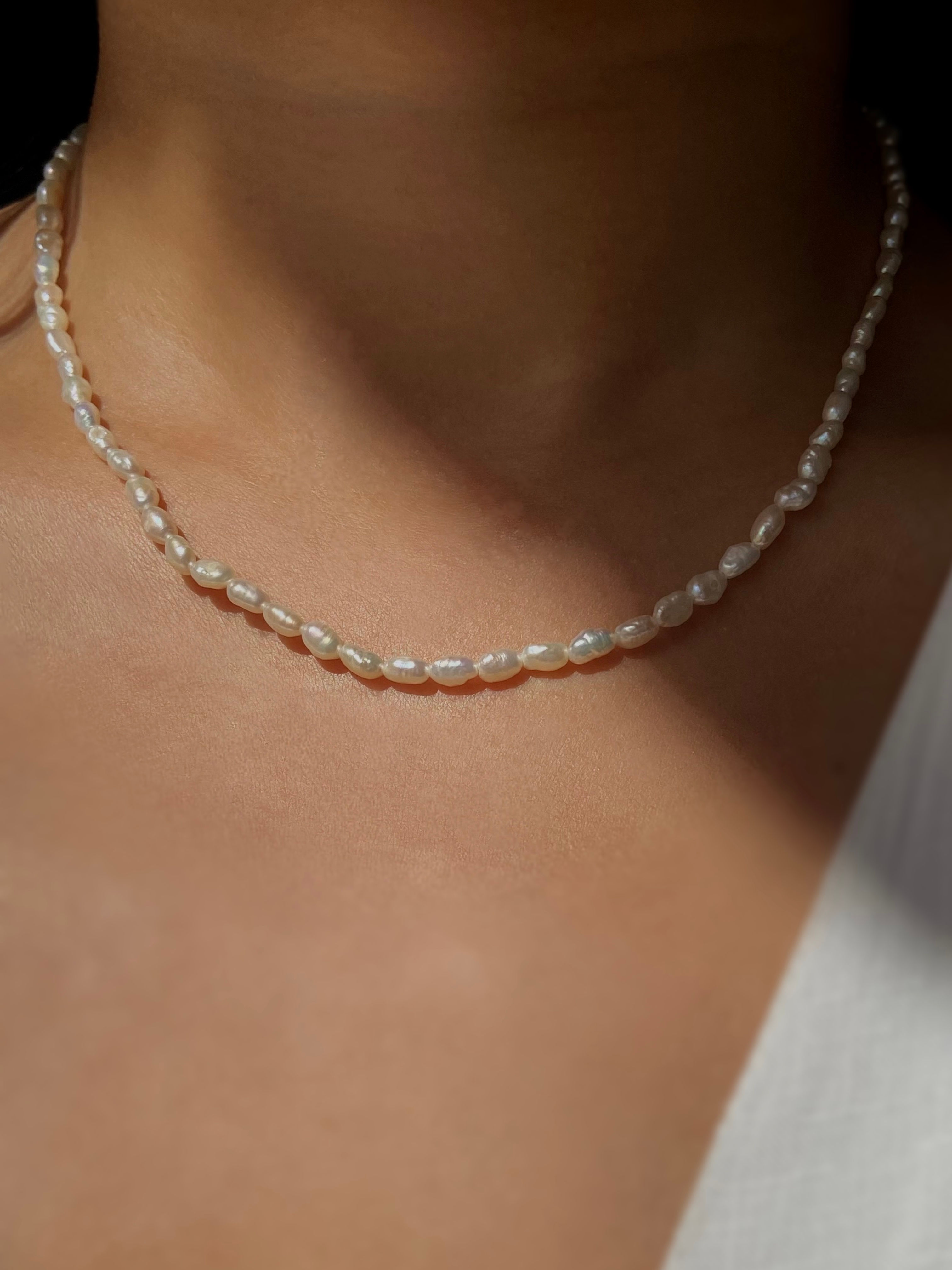 Freshwater Natural Pearls Necklace (S)