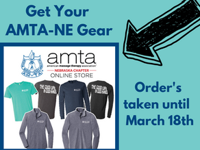 Get your AMTA-NE Gear. Hurry Ordering Ends Soon!