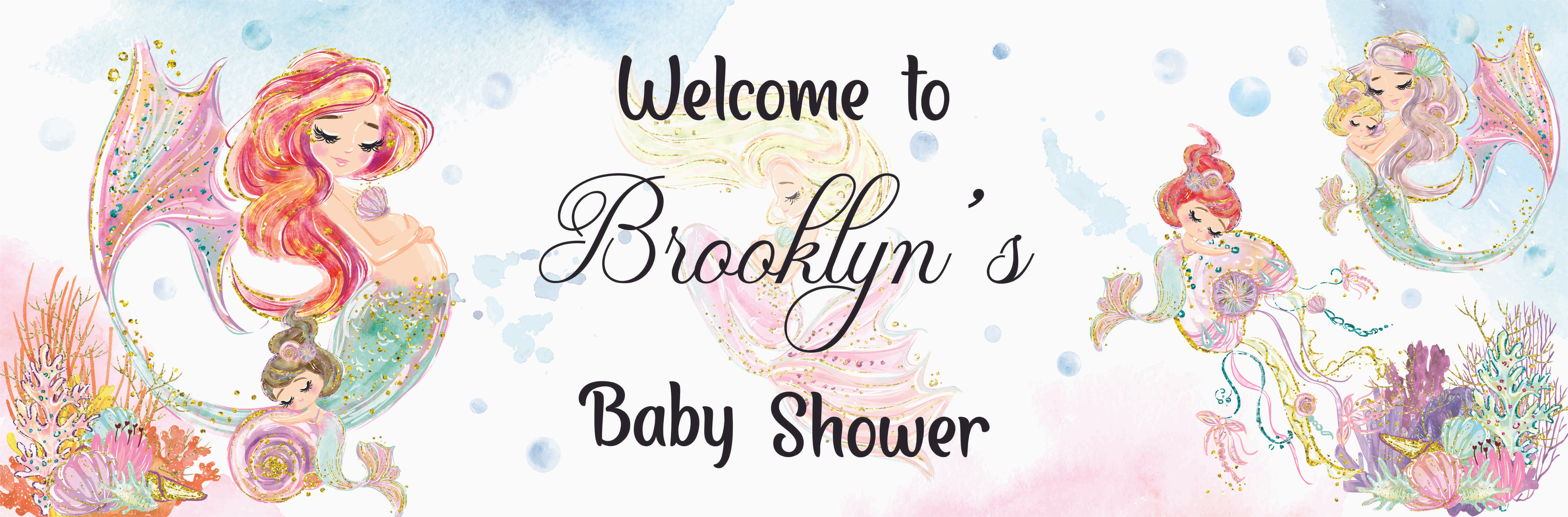 Mermaid Mum Baby Shower