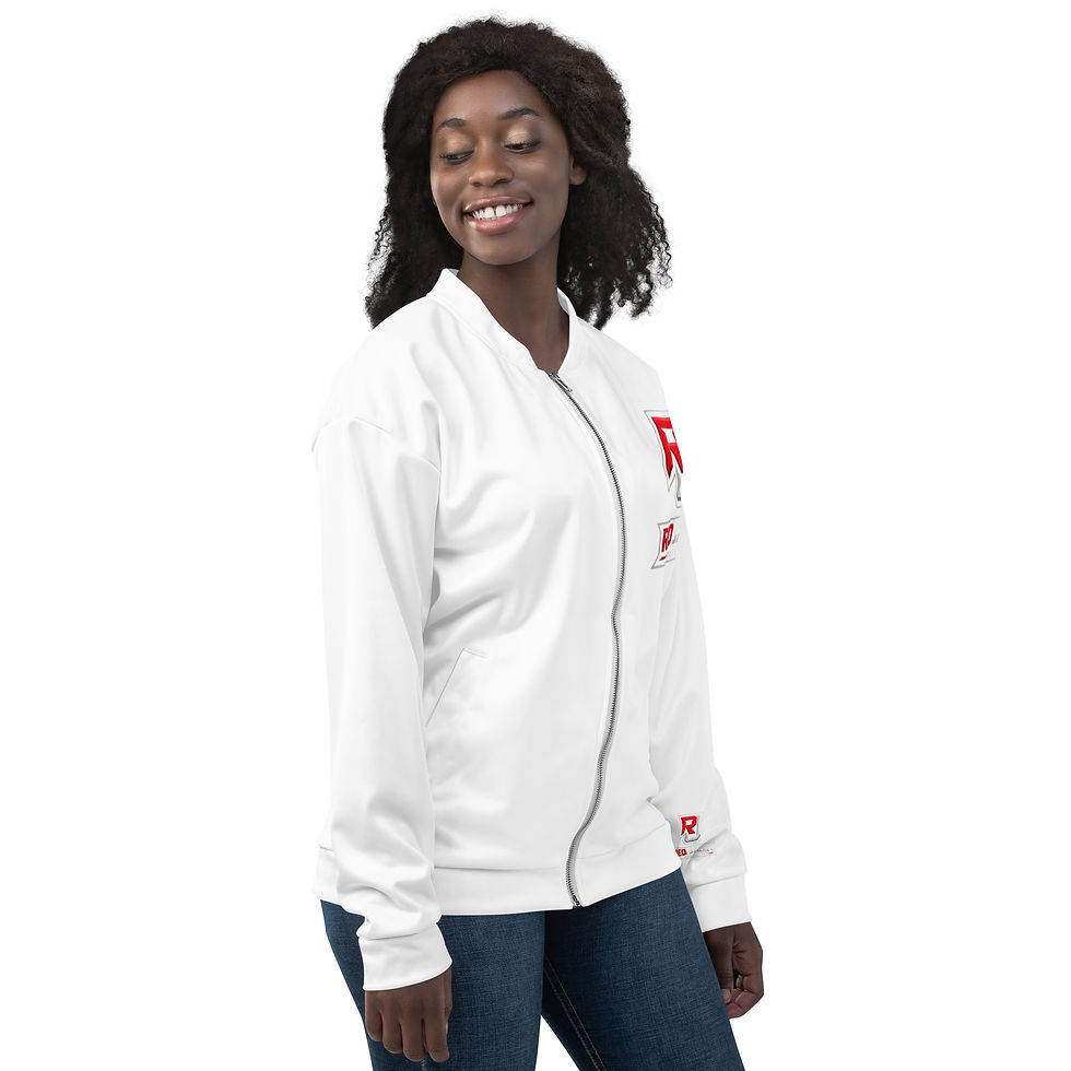 Thumbnail: Red Jacket Collection Unisex Bomber Jacket - Izzy Produx