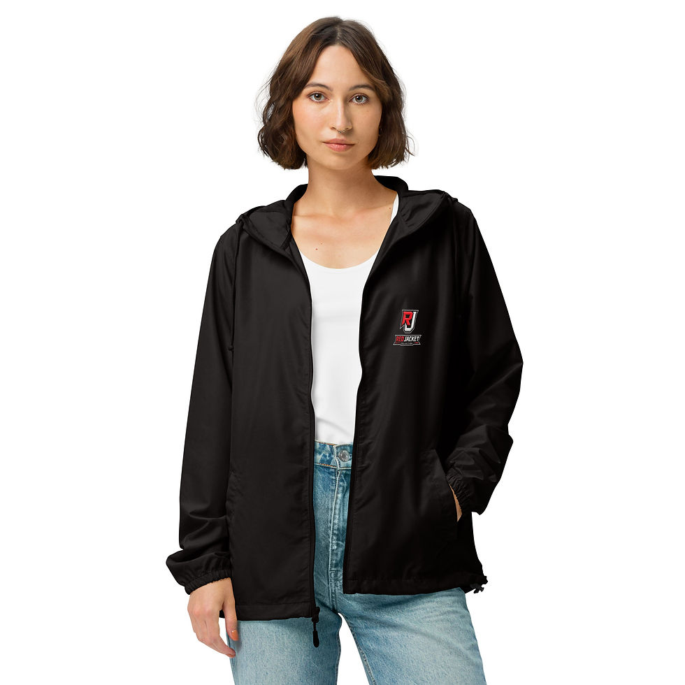 Thumbnail: Red Jacket Collection - Unisex lightweight zip up windbreaker - Izzy Produx