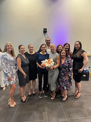 Dr. Lynch with friends and supporters