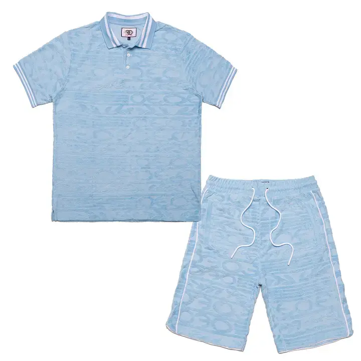Thumbnail: Baroque Terry Polo Short Set