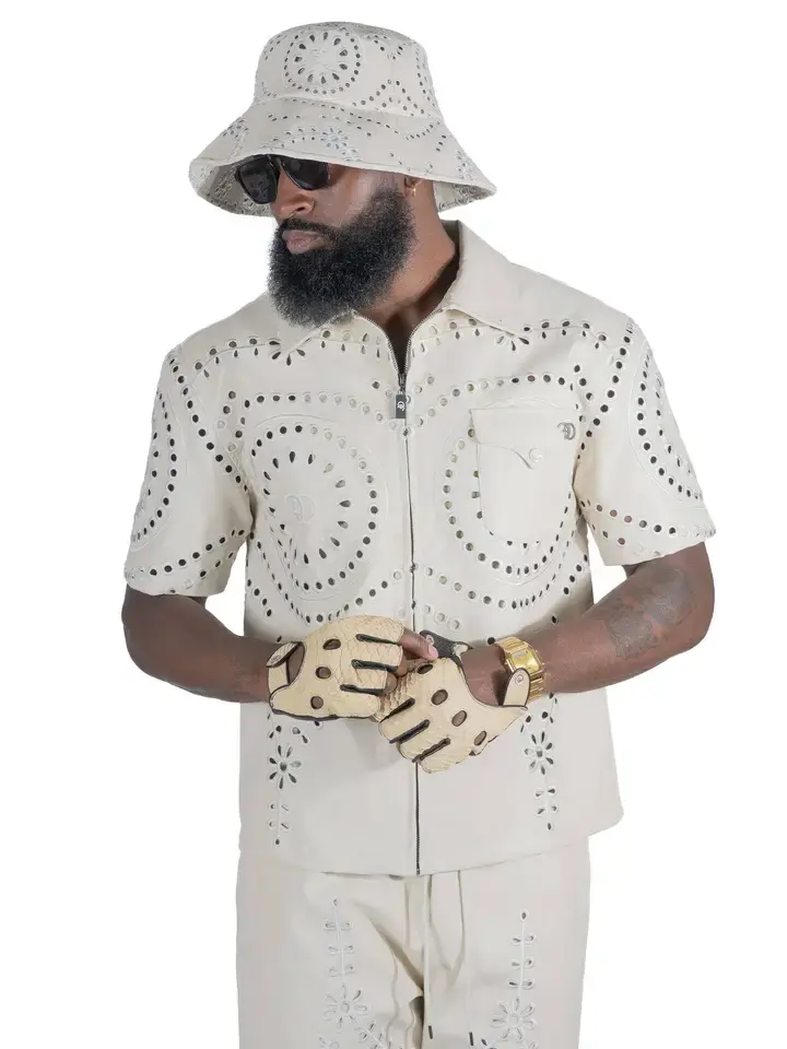 Thumbnail: Cashay Vegan Leather Zip-Up Top