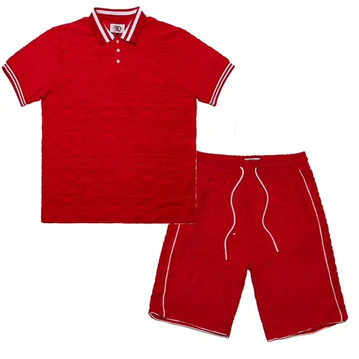 Thumbnail: Baroque Terry Polo Short Set