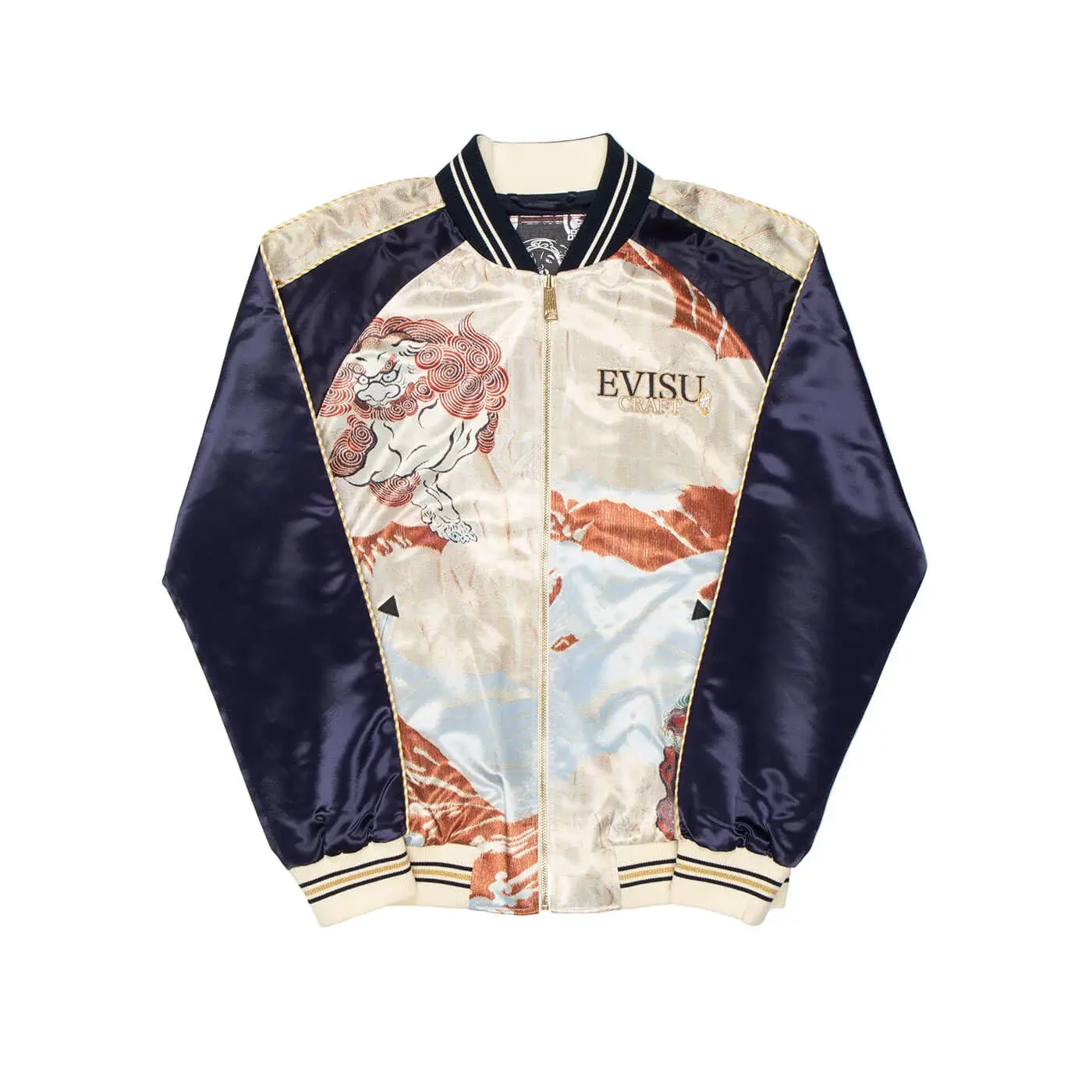 Komainu Brocade Multicolor Souvenir Jacket Evisu