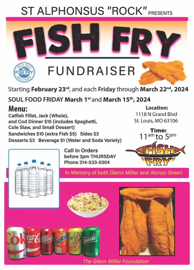 Lenten Fish Fry St. Alphonsus Rock