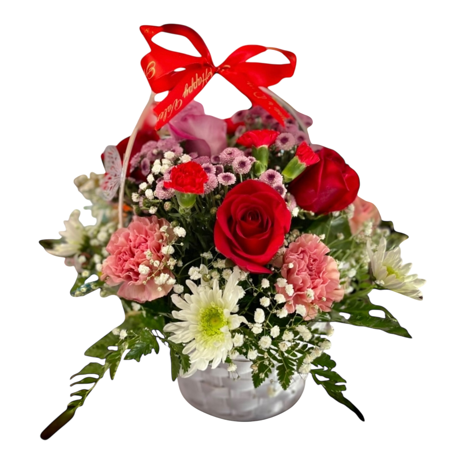 "I Love You"Flower Gift Basket
