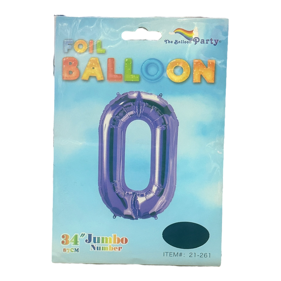 Thumbnail: #0 Metallic Mylar Balloon