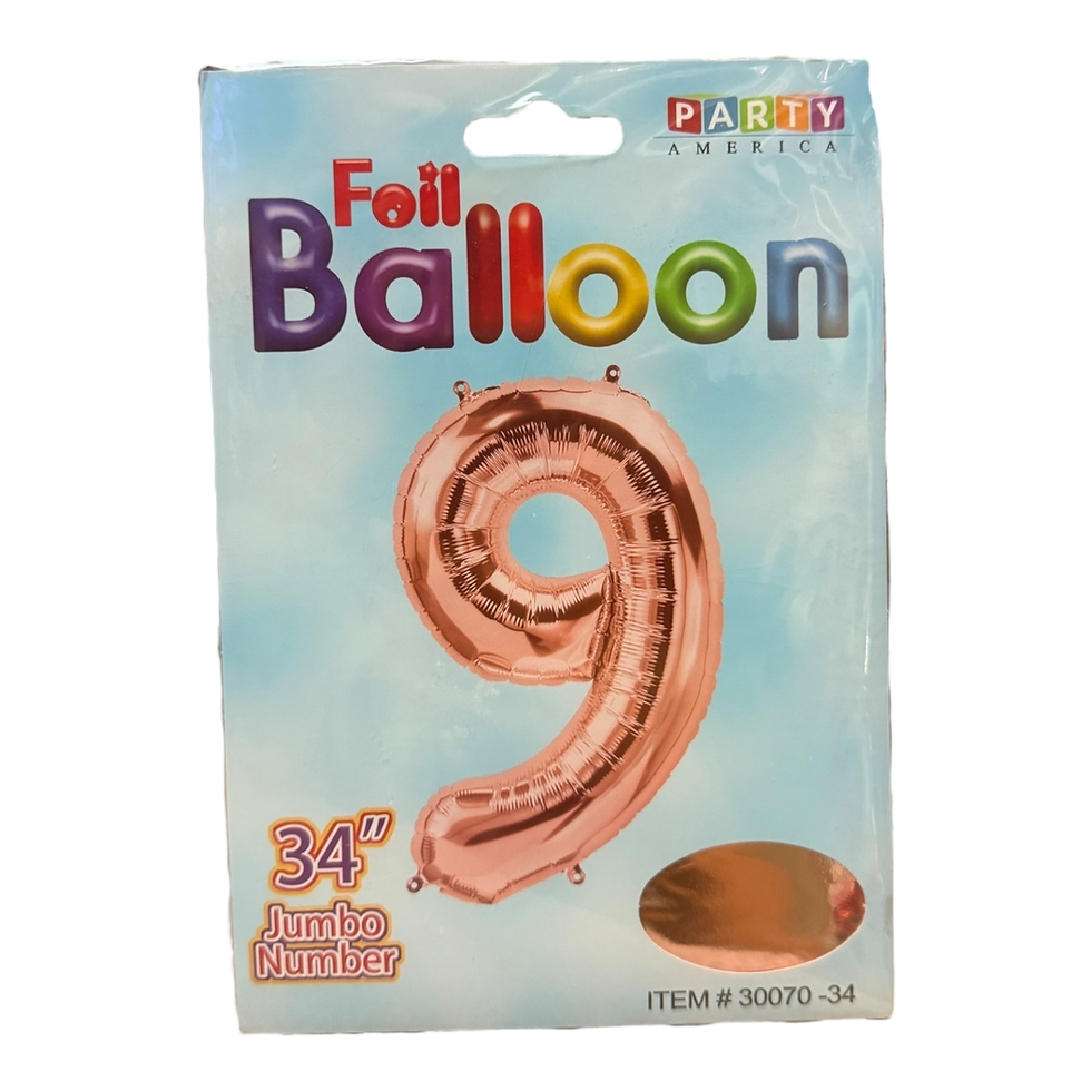 Thumbnail: #9 Metallic Mylar Balloon