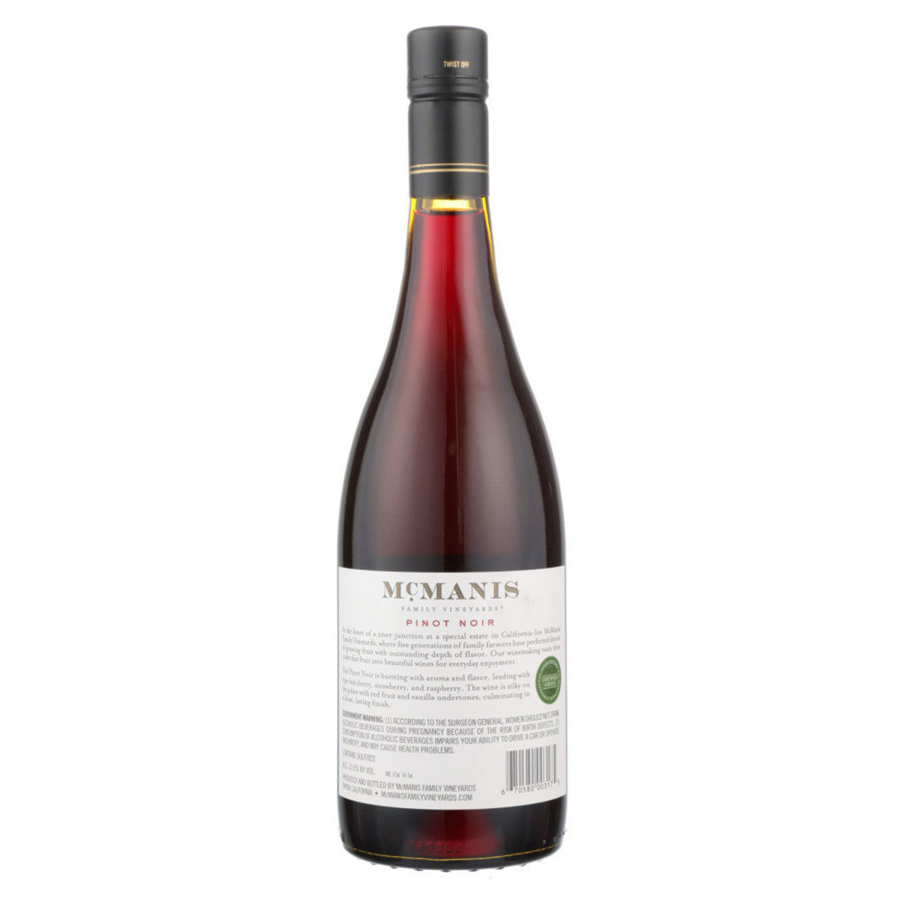 McManis Pinot Noir 750ml