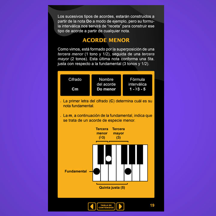 Miniatura: Acordes en el Teclado fácil – Ebook Visual (PDF interactivo)