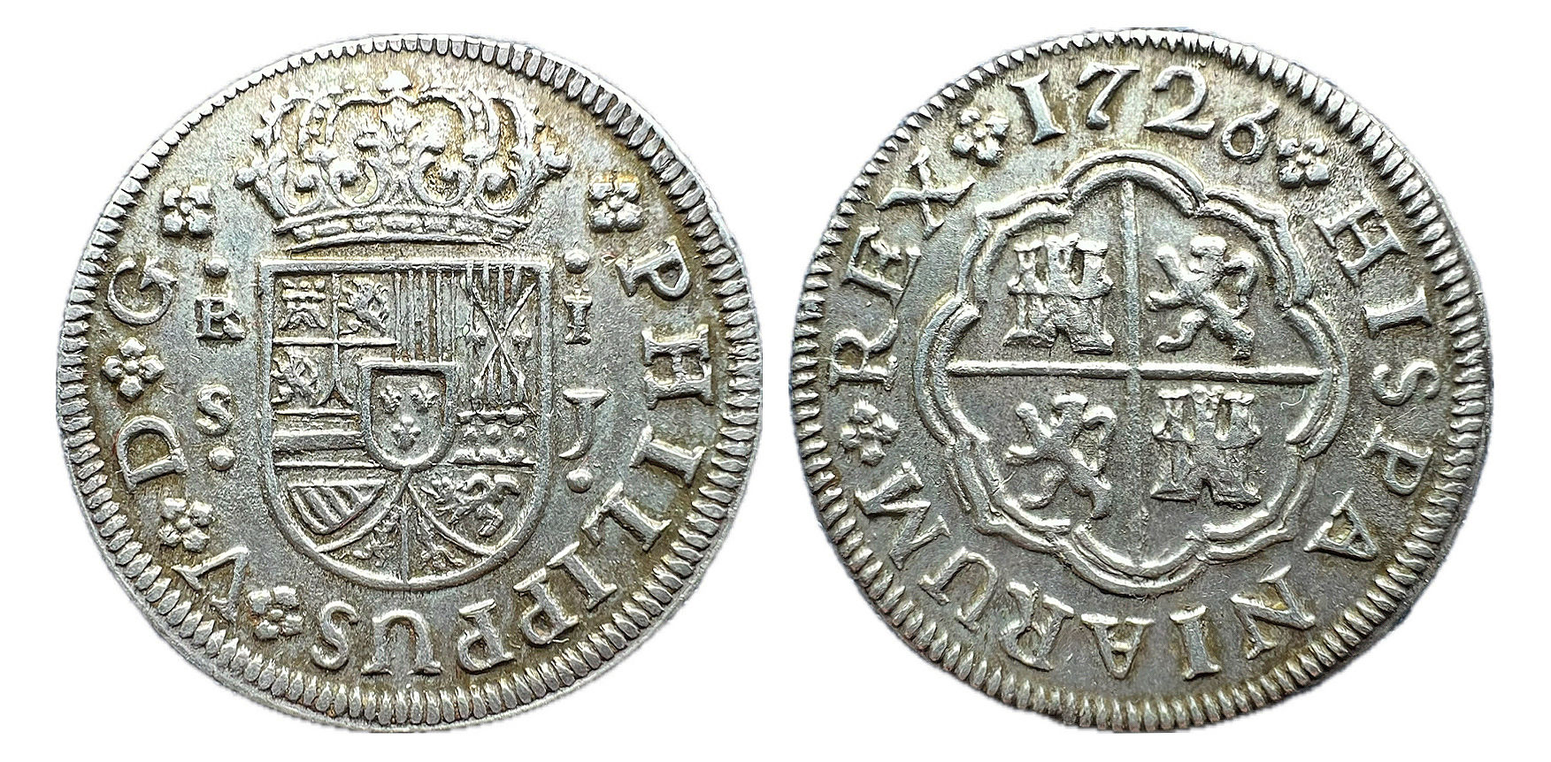 1 Real. Sevilla. J. 1726. Felipe V.