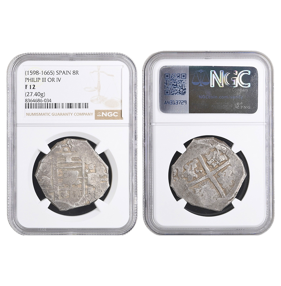 Una catalogación difícil, pero certera: 8 reales de Carlos II, Sevilla, 1680