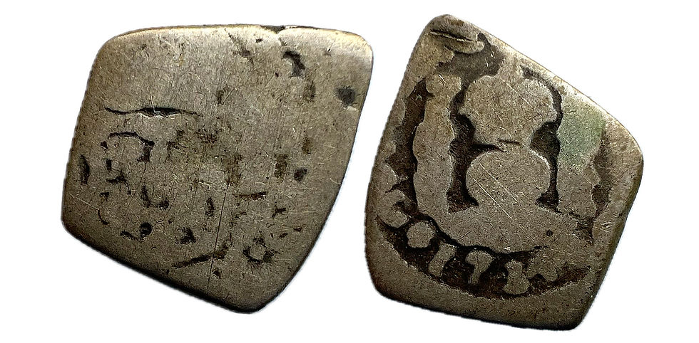 1/2 Real. Guatemala. Columnario. Felipe V.