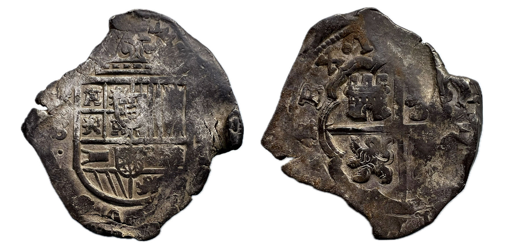 8 Reales. Sevilla. Felipe IV. Macuquina. 1642.