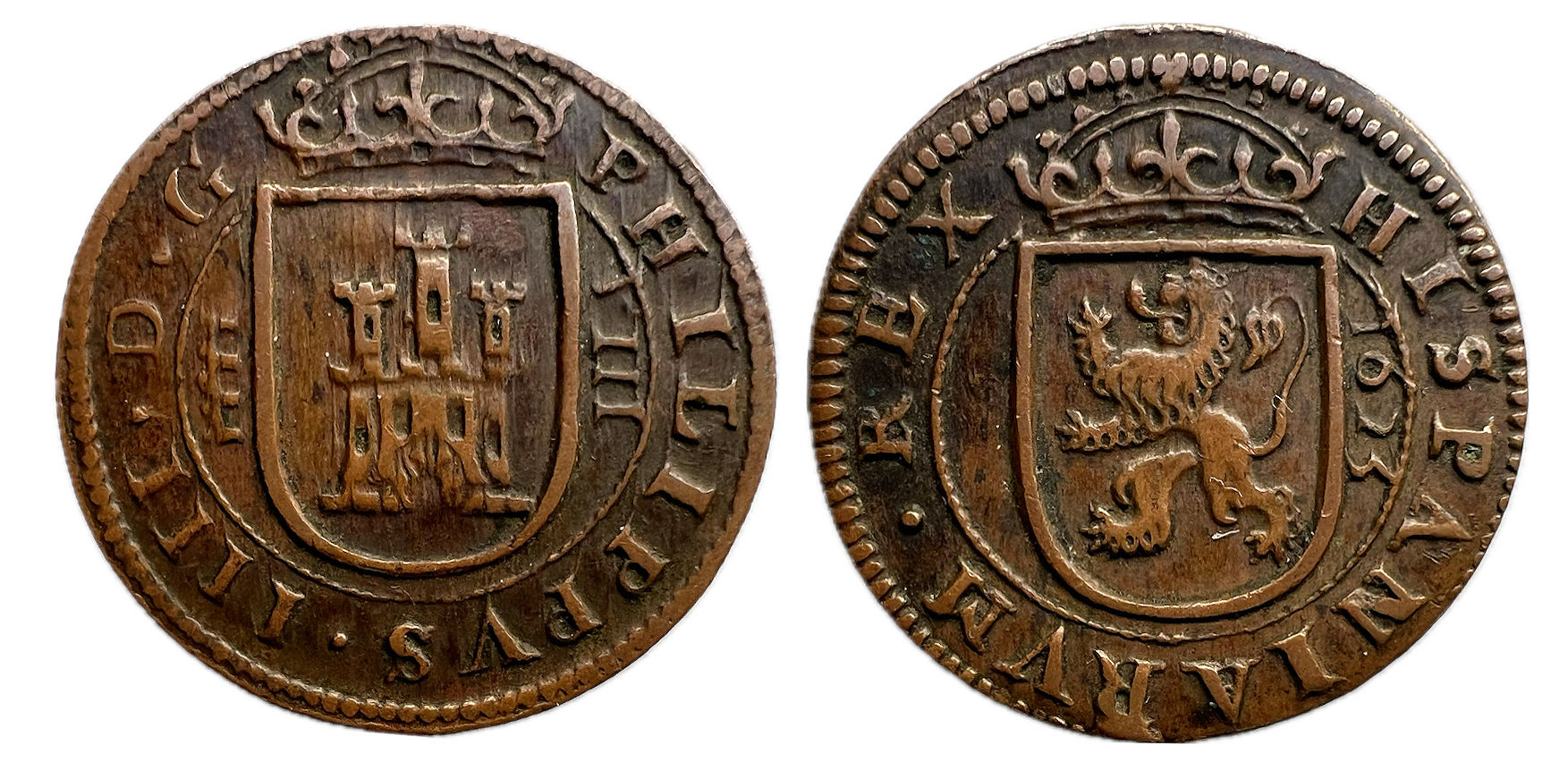 8 MaravedÍs. Segovia. 1623. Felipe III. Ingenio.