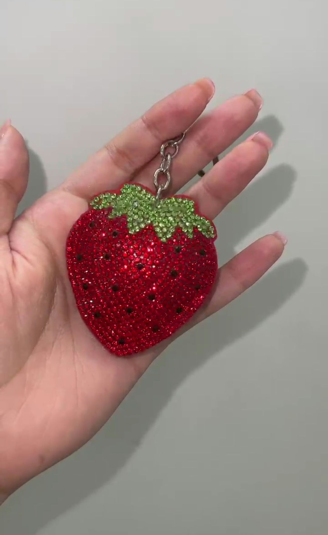 Strawberry keychain 