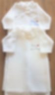 White polar fleece sleeping bags with cute saying