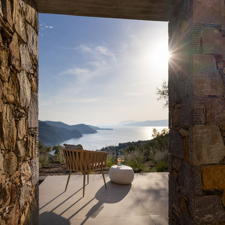 View from OHLIVE Villas for the retreat