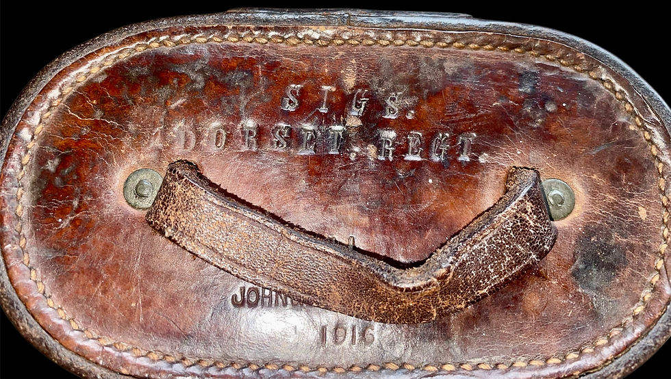 Thumbnail: British WW1 Binoculars marked to Sigs. Dorset Regiment 