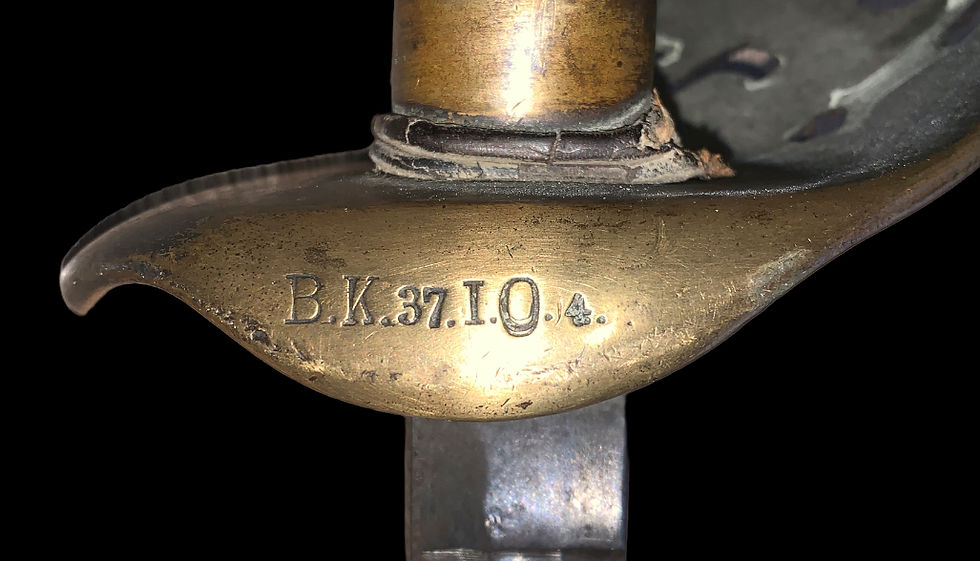 Thumbnail: 1889 pattern Imperial German sword of WW1 or earlier, stamped Bavarian district 