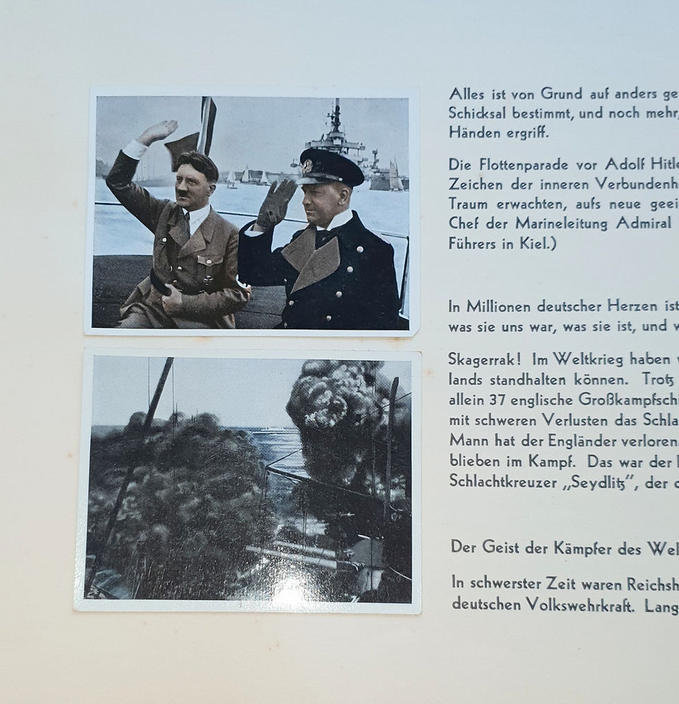 Thumbnail: German Reichmarine photo card book