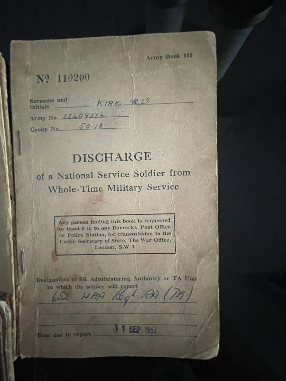 Thumbnail: WW2 era pay book and release books. See photos for details.