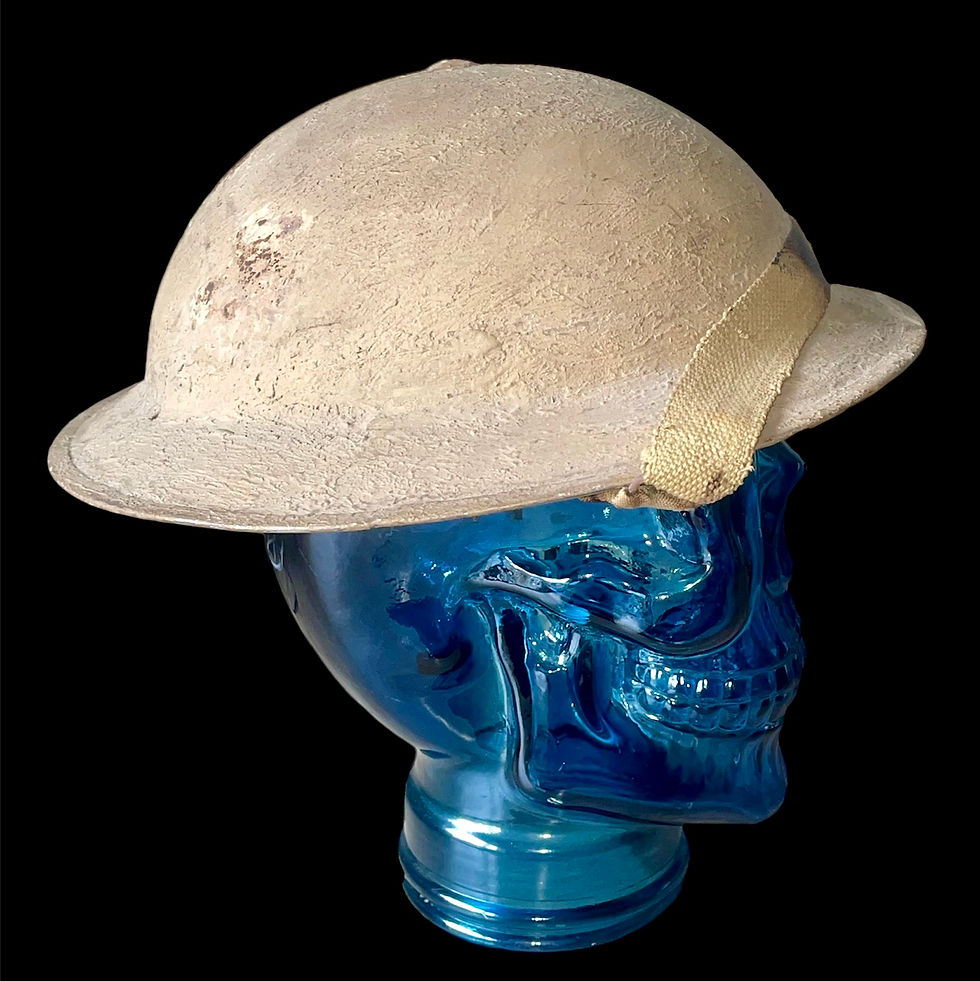 Thumbnail: Excellent condition 1942 dated South African mk2 helmet 