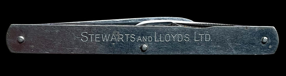 Thumbnail: A stunning little penknife, with folding 12 inch ruler and advertising.