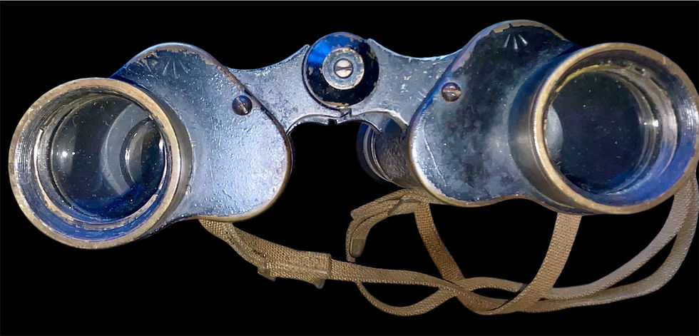 Thumbnail: WW2 British army Binoculars in 37 pattern case, all dated 1943.