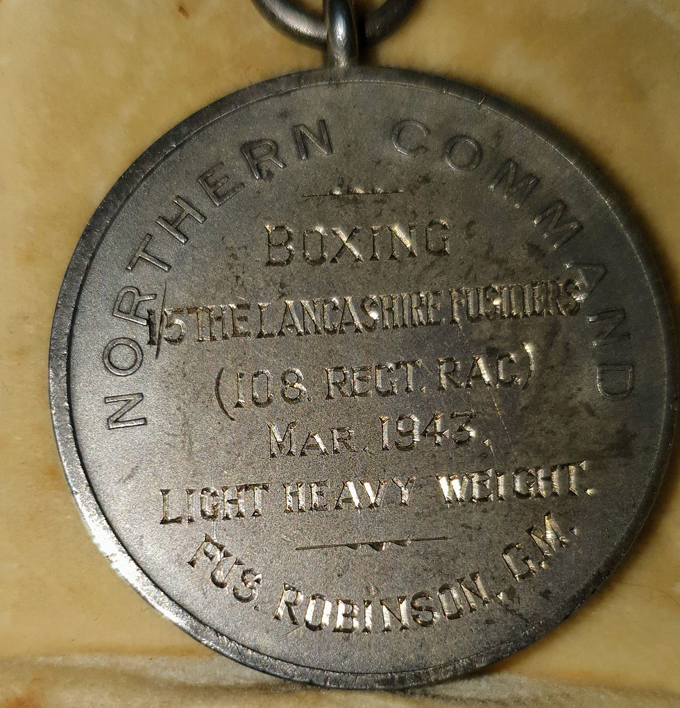 Thumbnail: Boxed WW2 boxing medal 