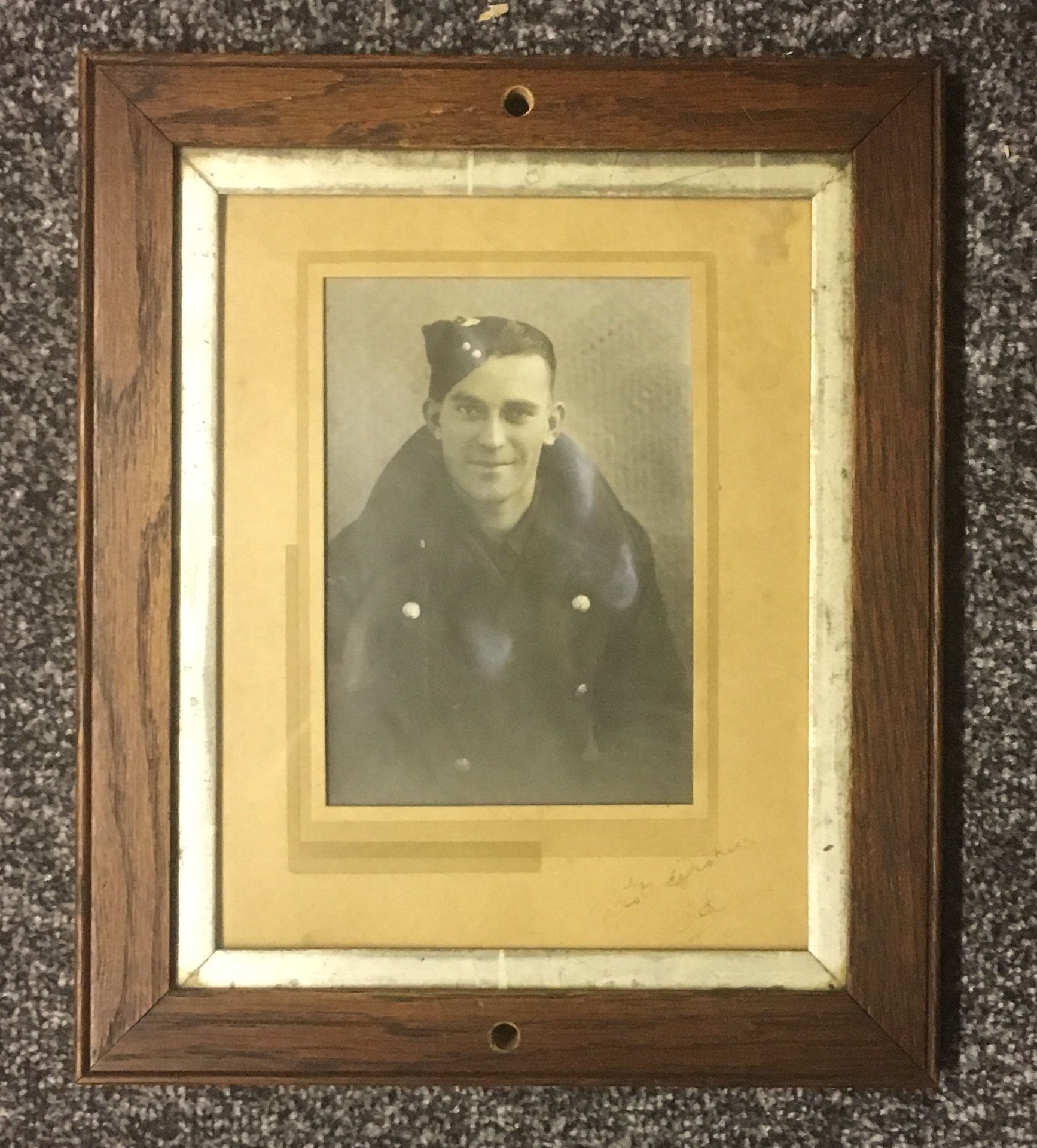 WW2 Photo of a Soldier Possibly Liverpool Kings