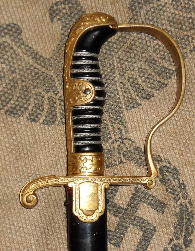 Thumbnail: WW2 German Officers Sword Named HOLD
