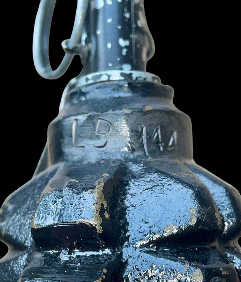 Thumbnail: Post war Russian F1 grenade totally inert.