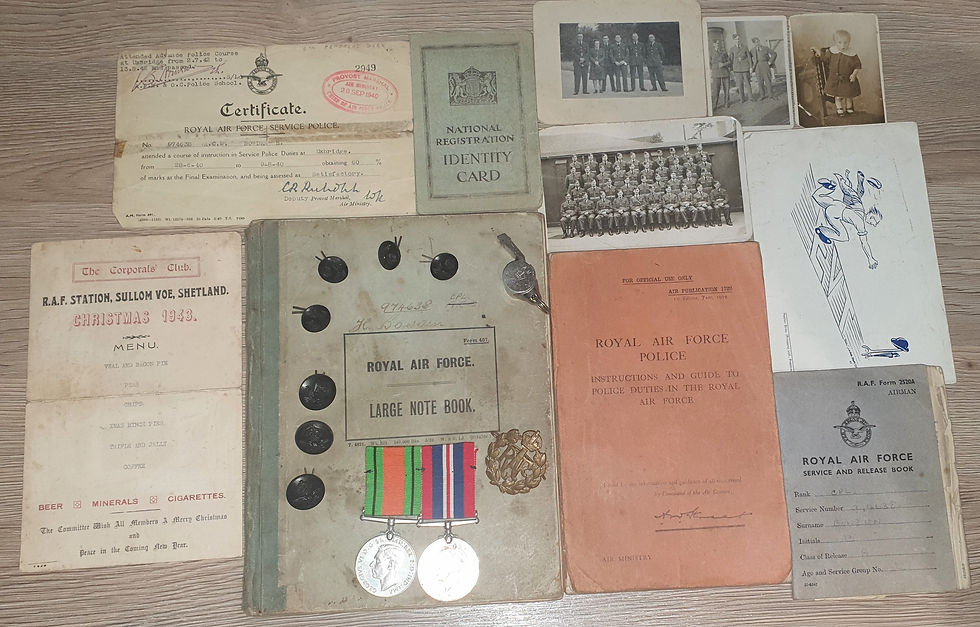 WW2 RAF Policeman Grouping