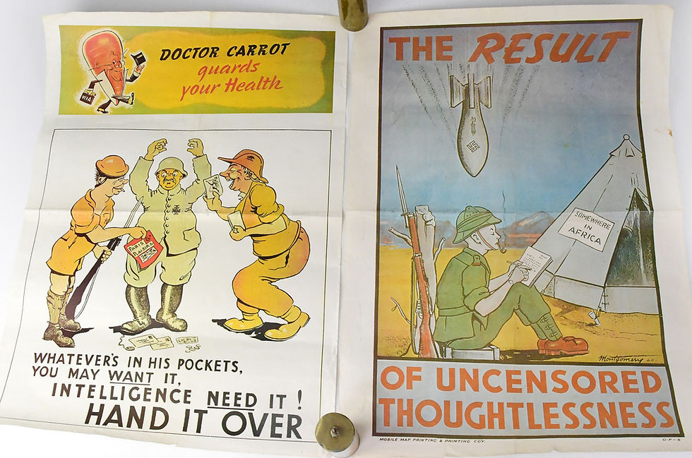Thumbnail: Selection of 4 British WW2 propaganda posters