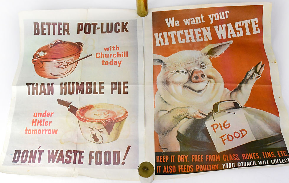 Thumbnail: Selection of 4 British WW2 propaganda posters