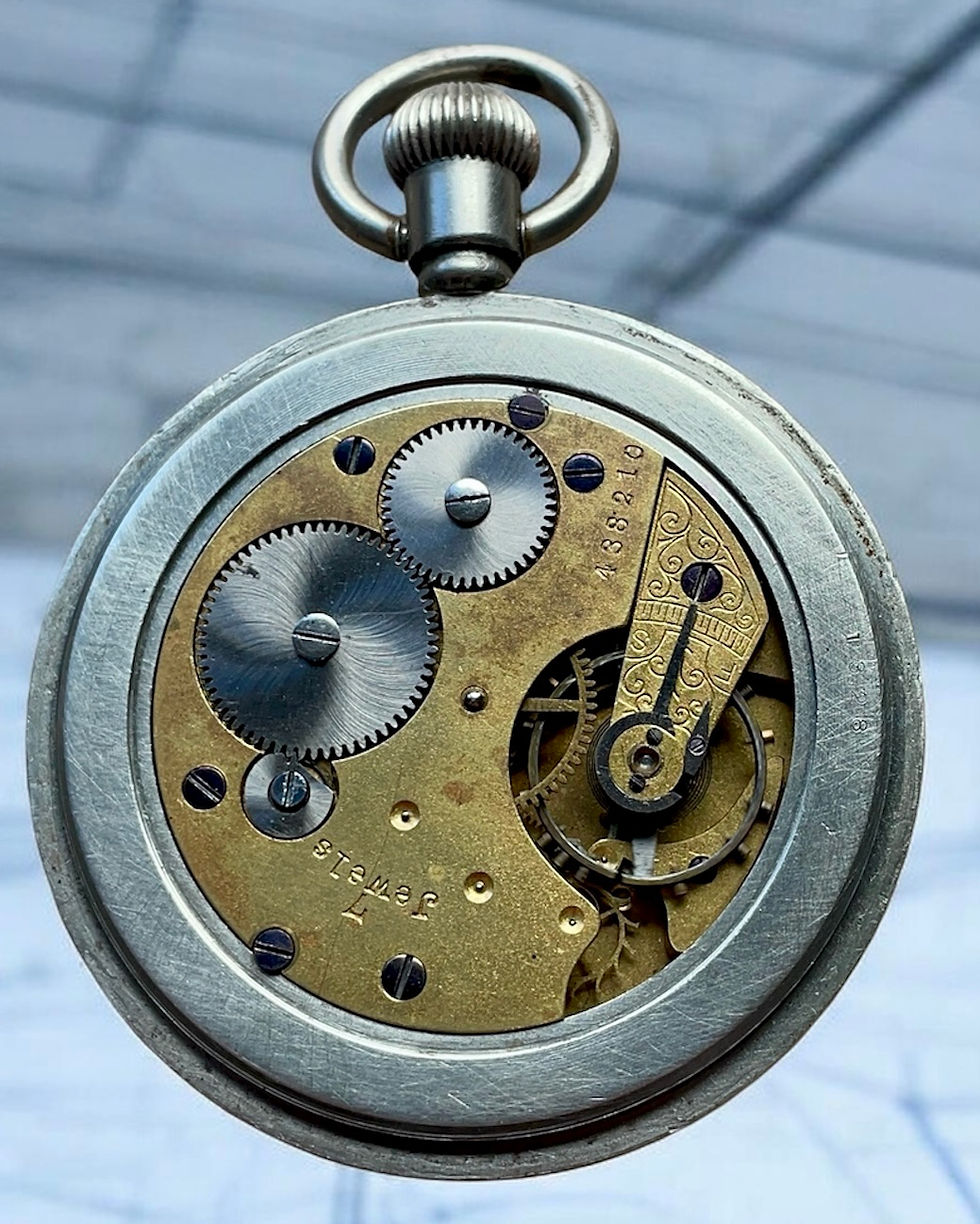 Thumbnail: Large sized WW1 H Williamson Ltd London Military pocket watch
