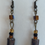 Thumbnail: Paper Beads Earrings - Brown Roll - EAR 00401