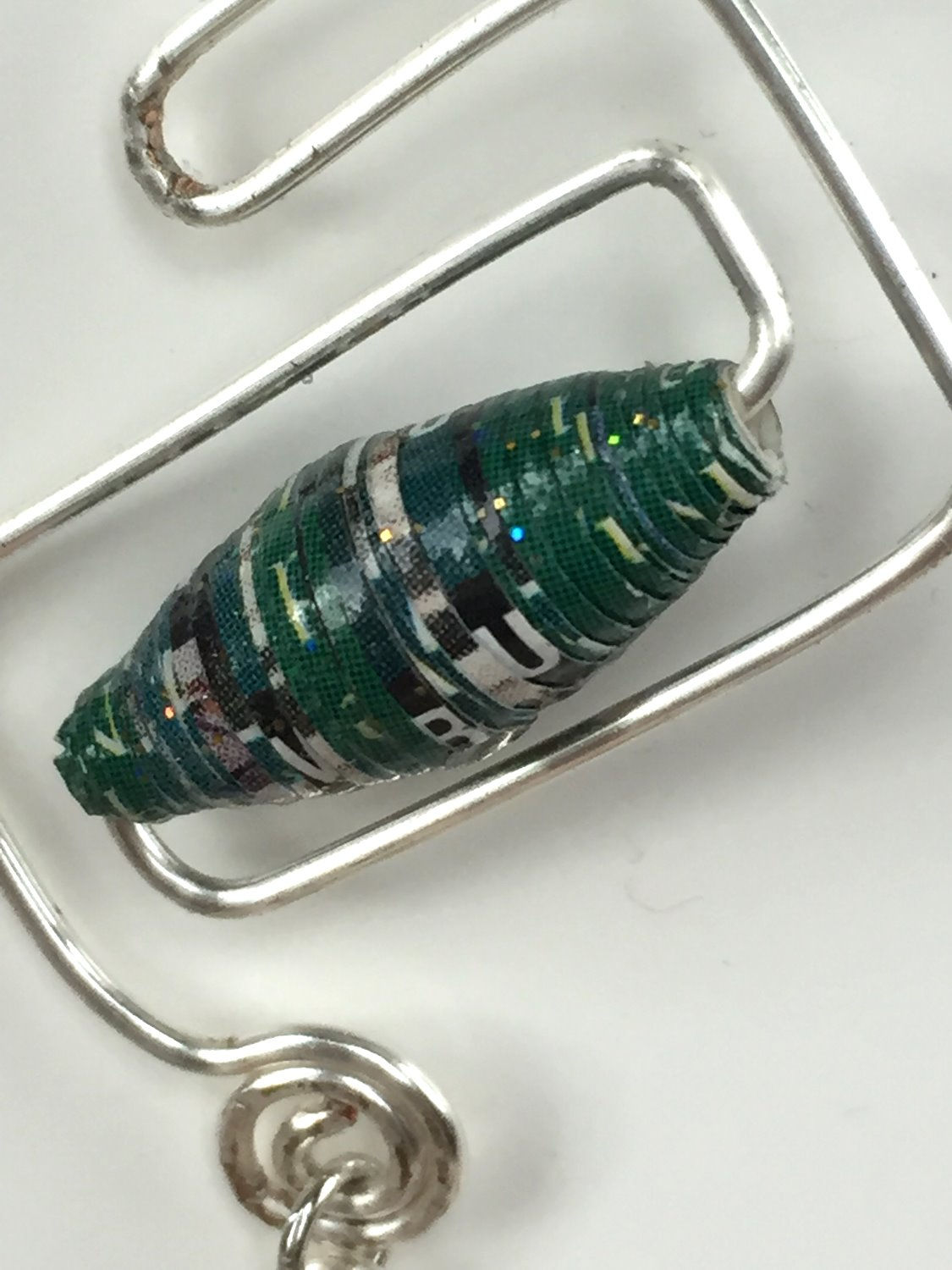 Paper Beads Earrings - Clumsy - EAR 00467