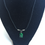 Thumbnail: Necklace - Tiny Green Pendant - NCK 00346