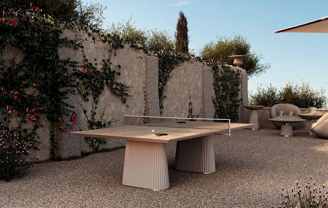 Vismara Design Egeo Outdoor Ping Pong & Dining Table