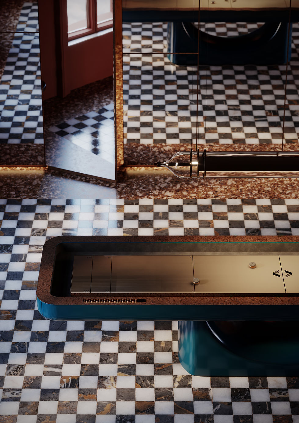Thumbnail: FLUME SHUFFLEBOARD TABLE