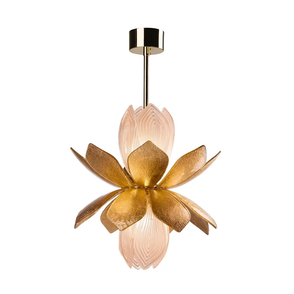 Tulip murano candeliere