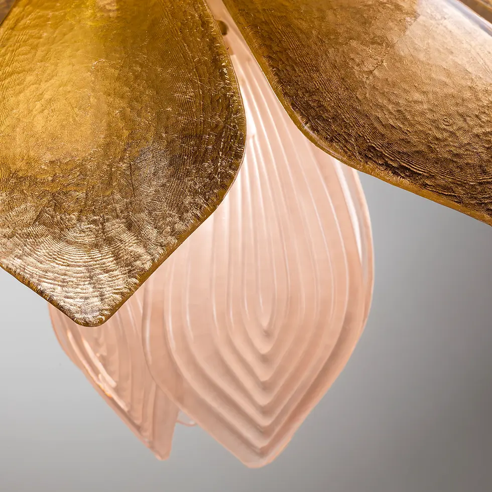 Tulip murano candeliere