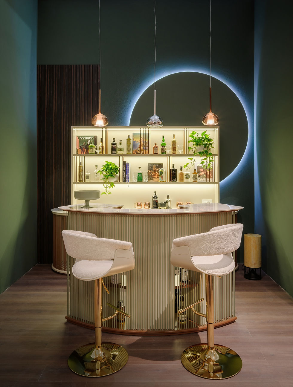 Thumbnail: Custom bar cabinet