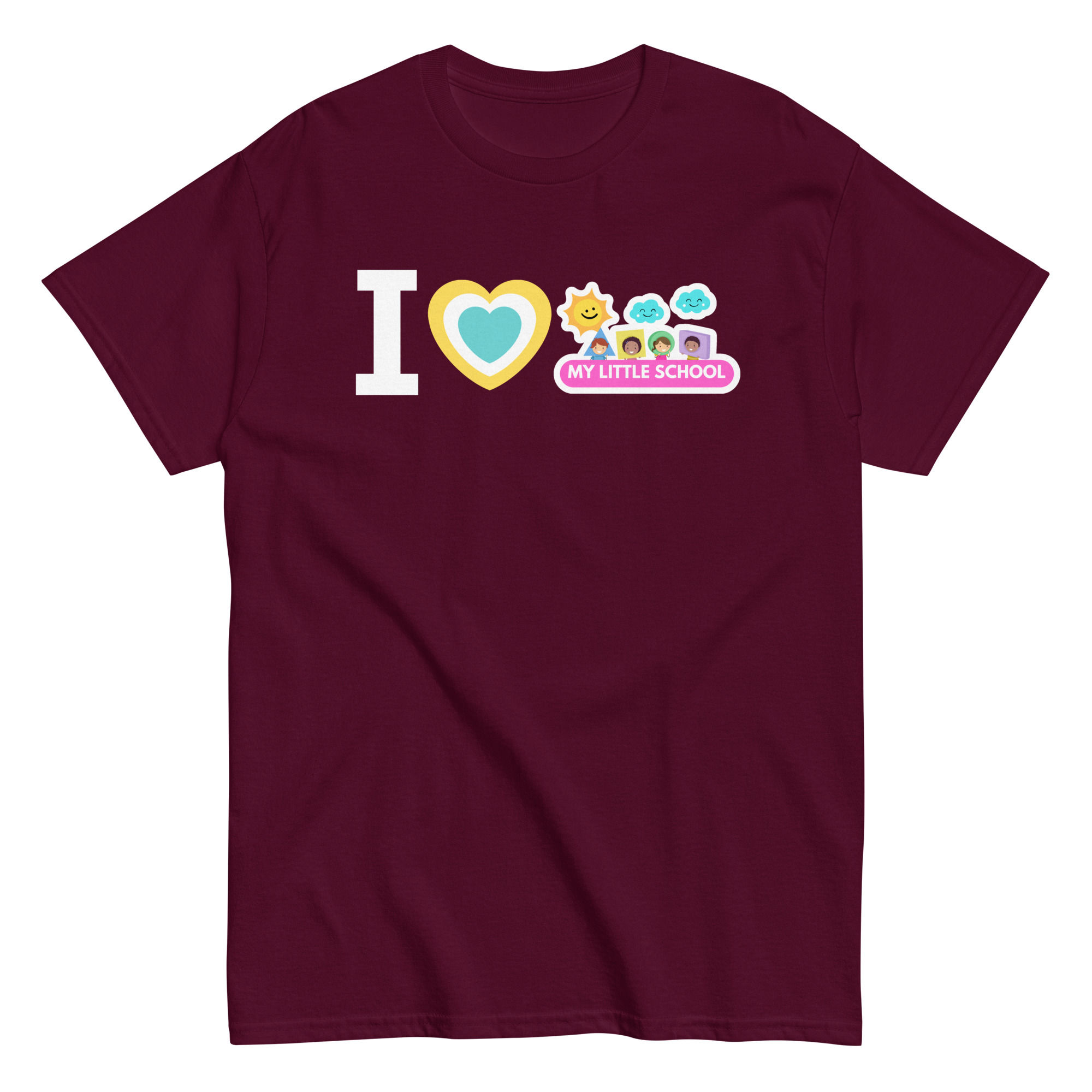 I Love My Little School Unisex Classic Tee