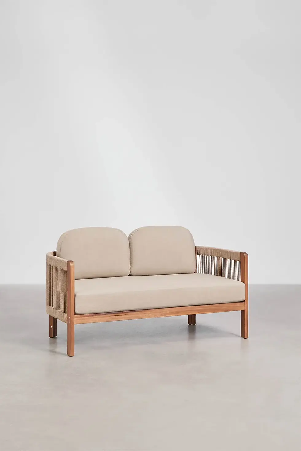 Miniature : Ensemble de jardin canape fauteuils et table basse en bois d'acacia