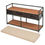 Miniature : banc de rangement avec 3 tiroirs effet métal vieilli style industriel